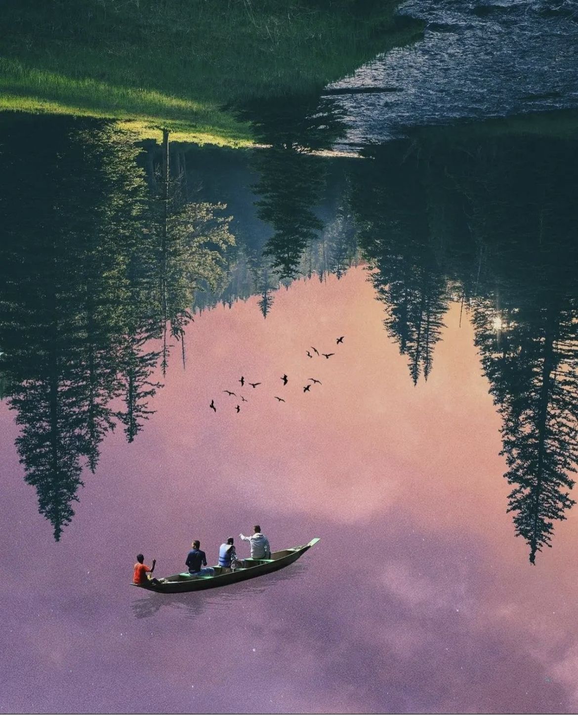 Features section illustration